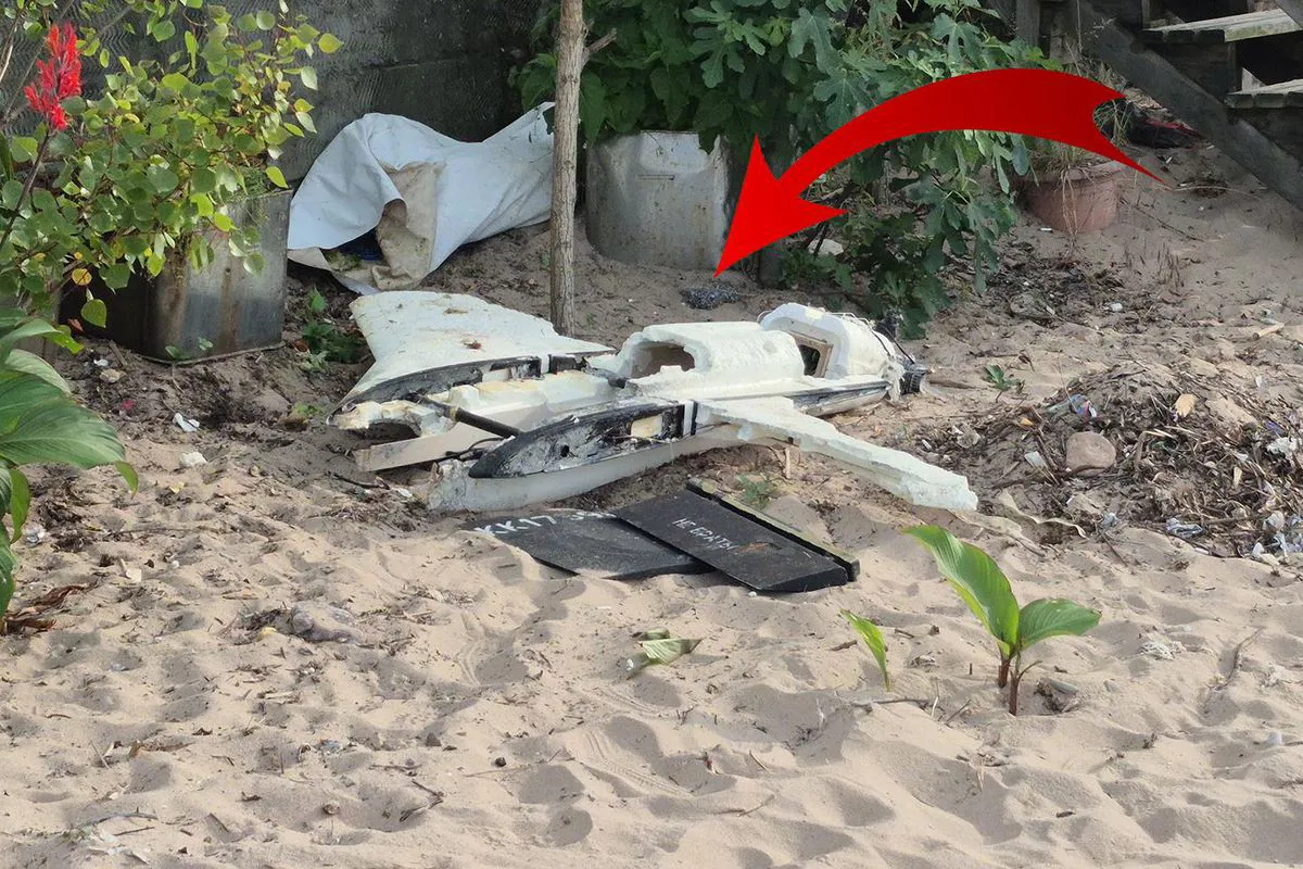 Li bajarê Bartinê dronekî ketî dîtin