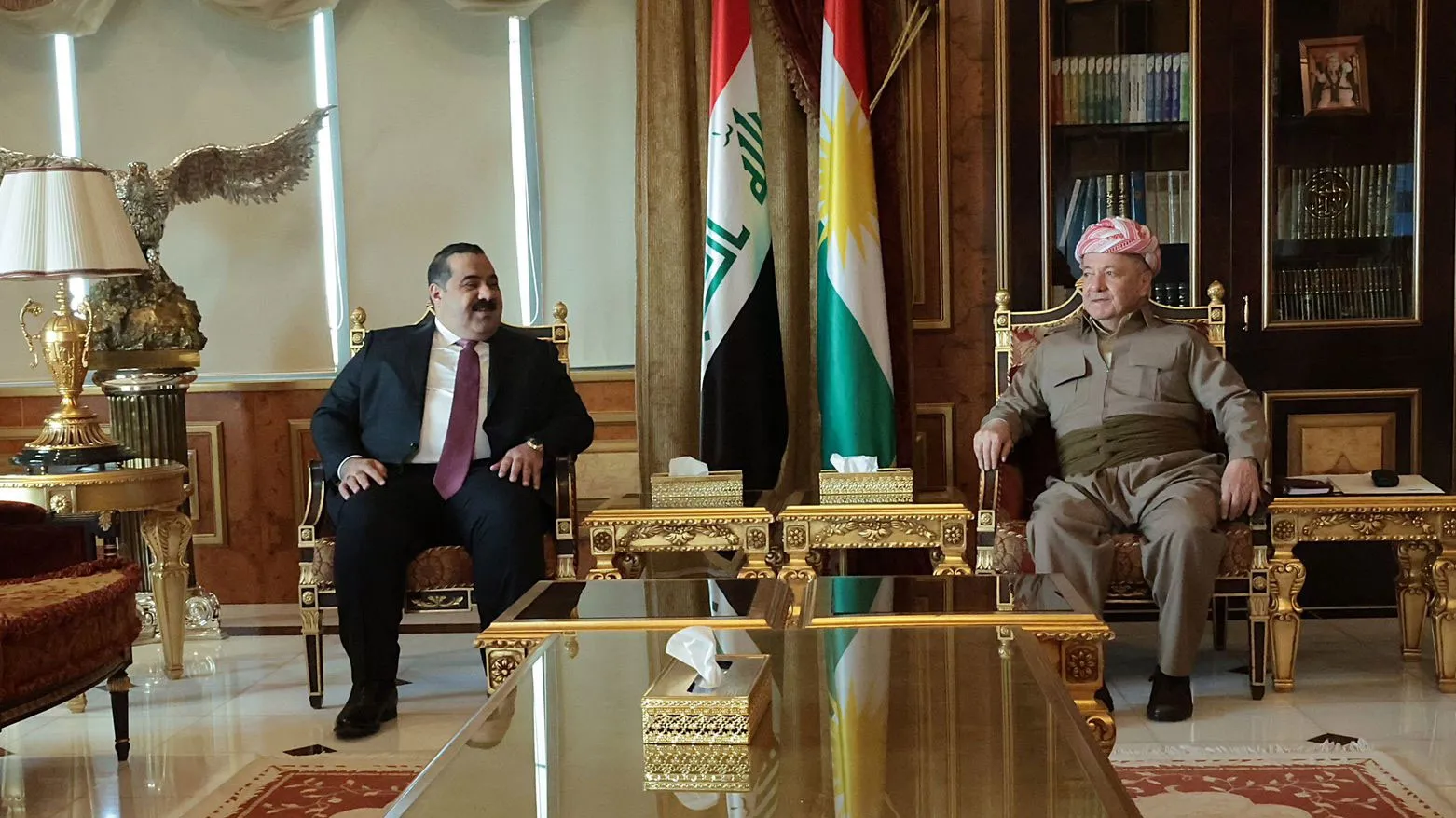 Mesud Barzani ve Samerrai Irak'taki siyasi durumu görüştü