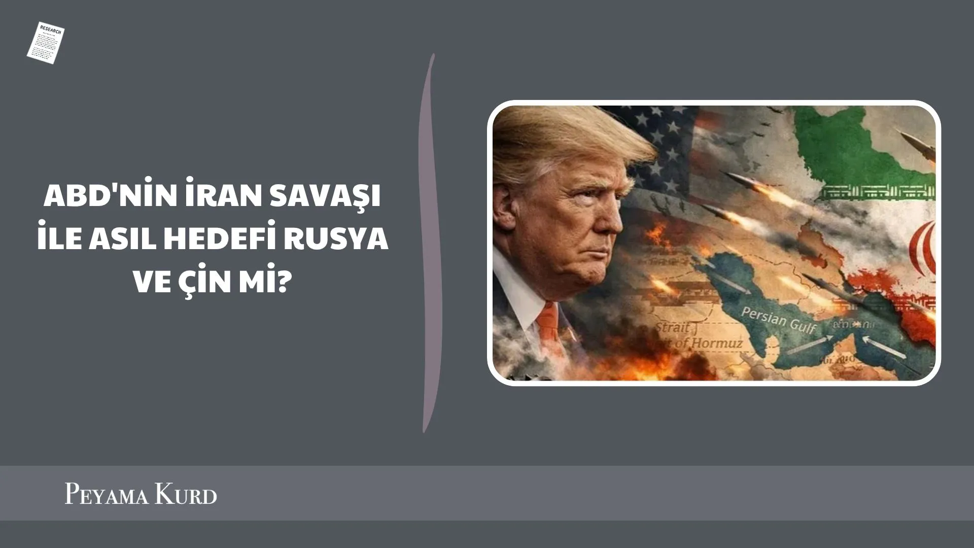 ABD İran'dan daha öte bir hedef ile mi hareket ediyor? 