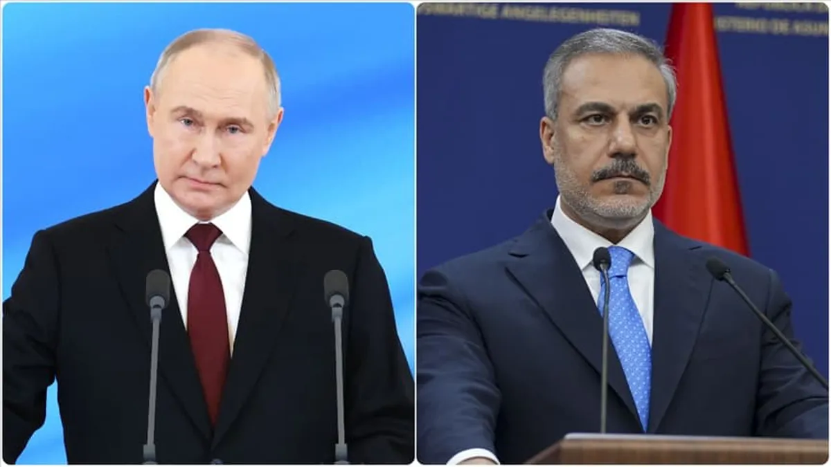 Kremlin açıkladı: Putin, Hakan Fidan ile yarın görüşecek