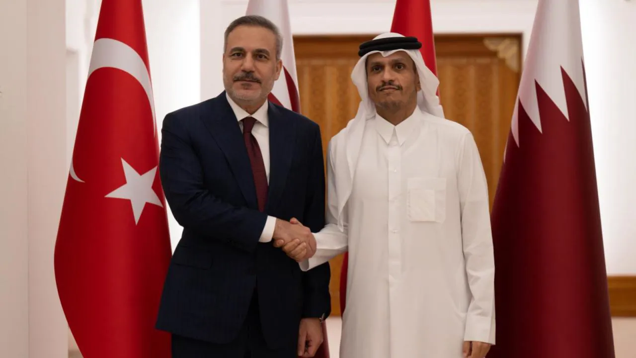 Hakan Fidan, Katar Başbakanı ile bir araya geldi