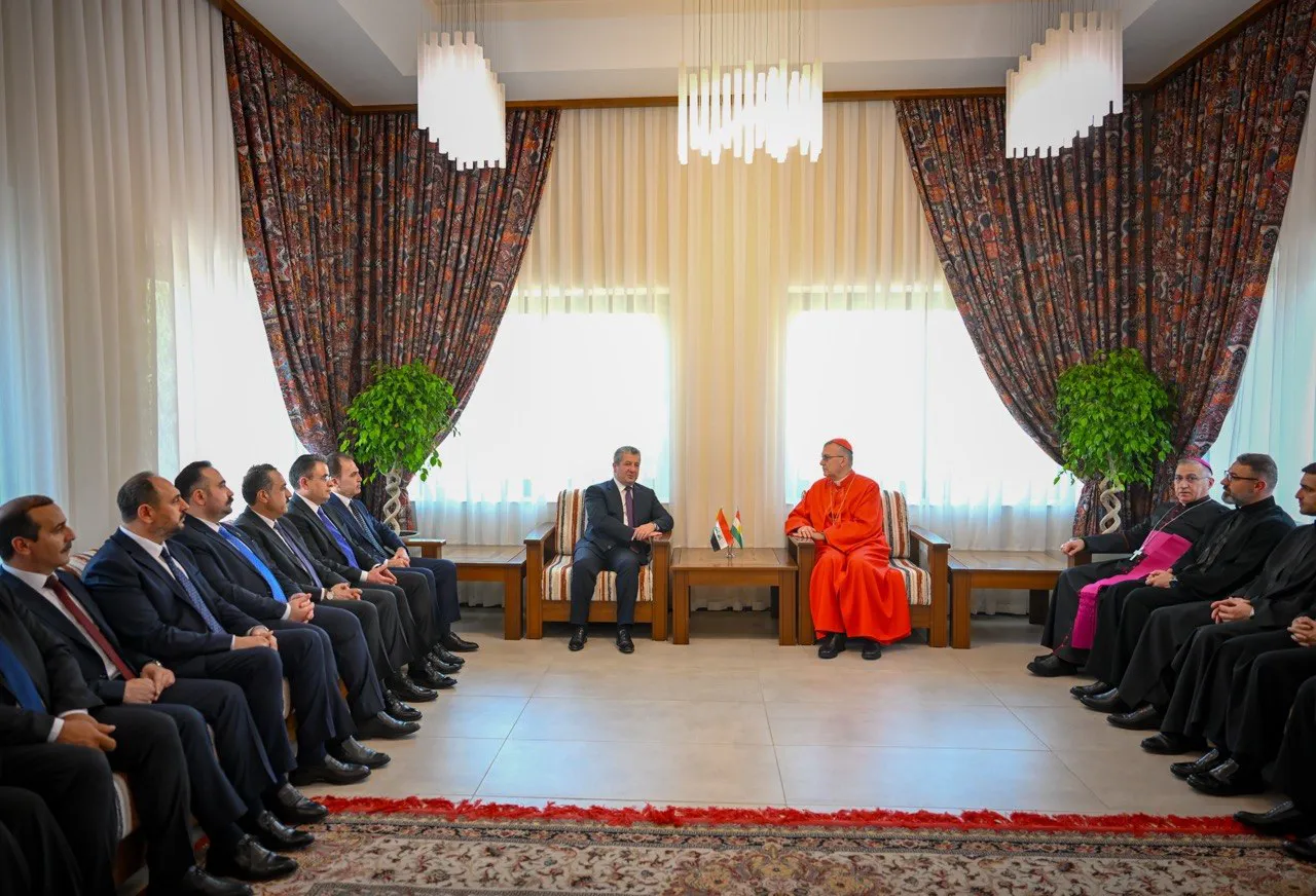 Mesrur Barzani’den Keldani Patriği’ne ziyaret