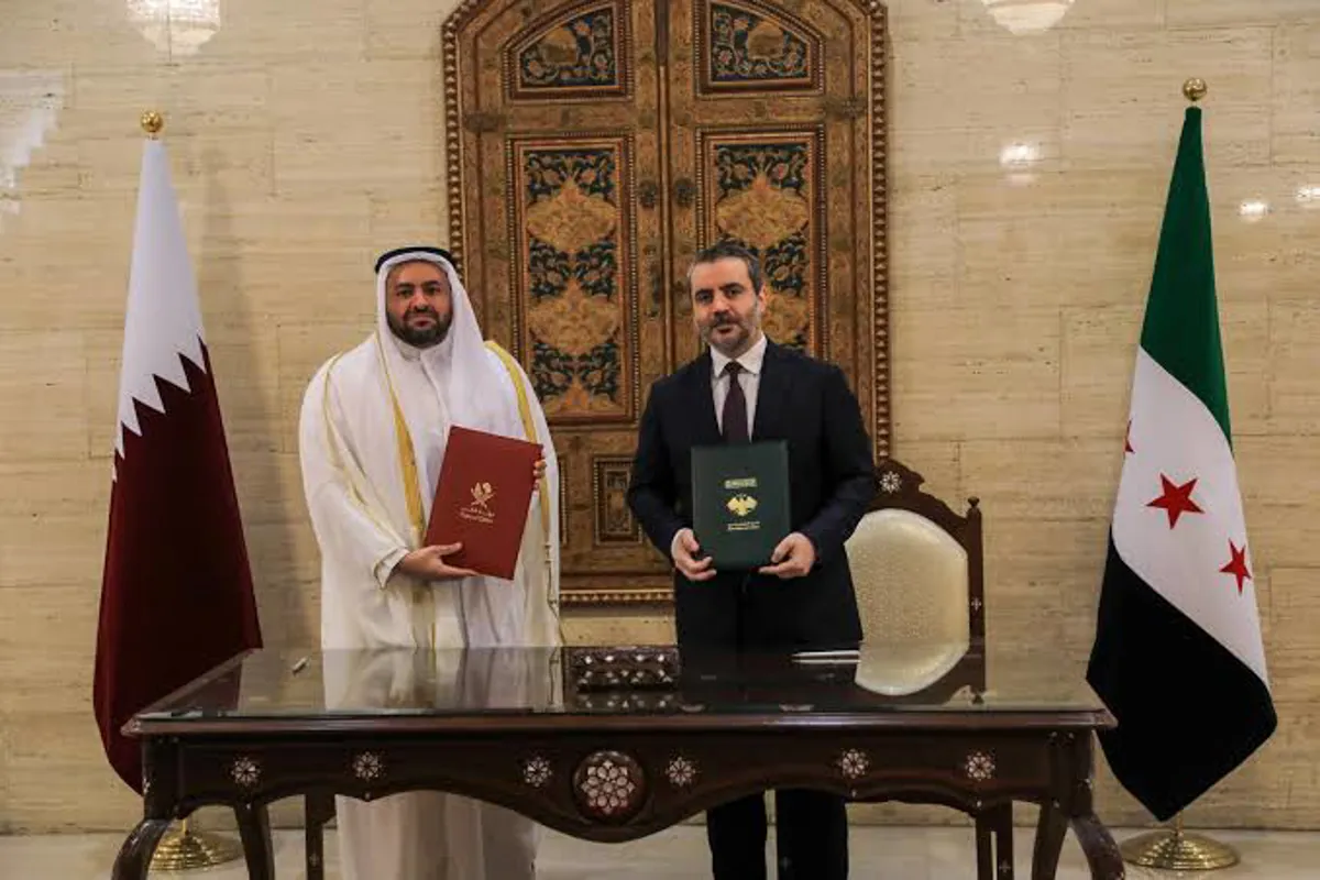 Suriye ile Katar arasında diplomatik işbirliği mutabakatı imzalandı