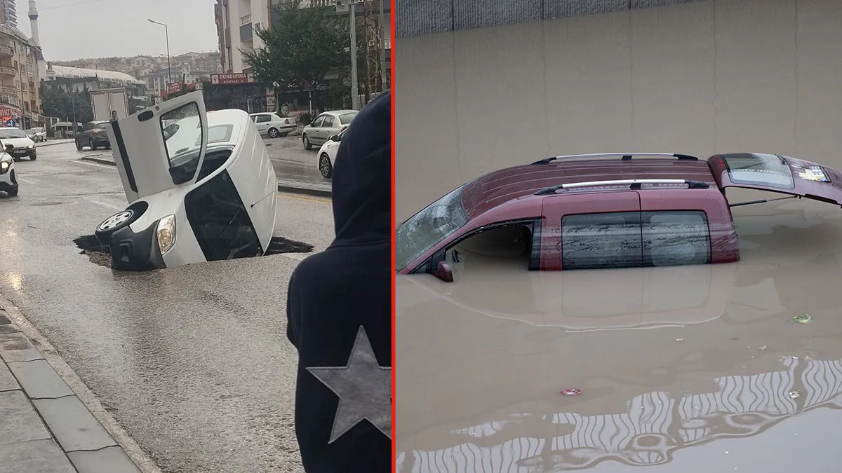 Lehî Ankara perişan kir: Otomobîl li ber lehiyê çûn