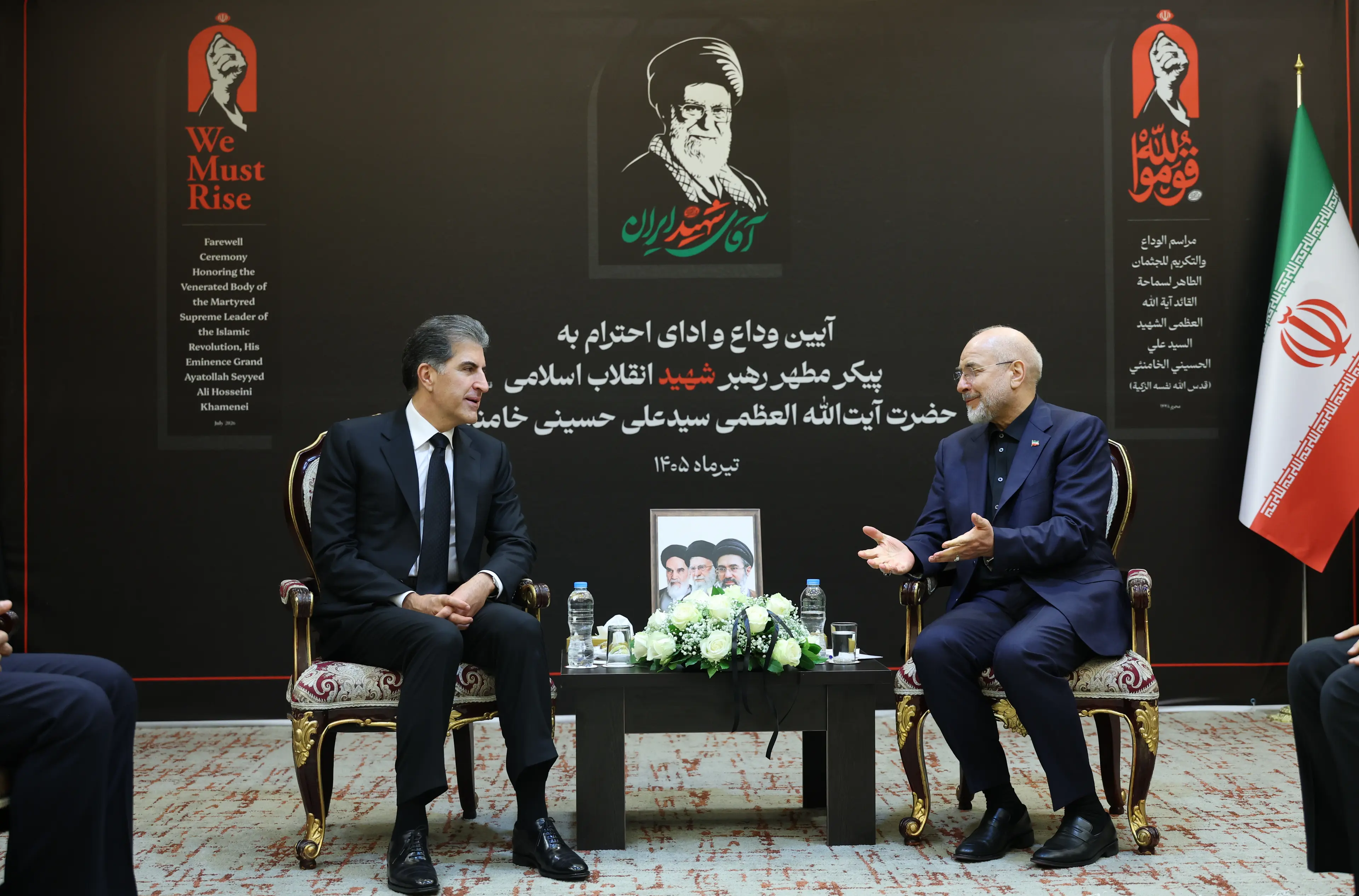 Neçirvan Barzani, Tahran'da Kalibaf ile bir araya geldi