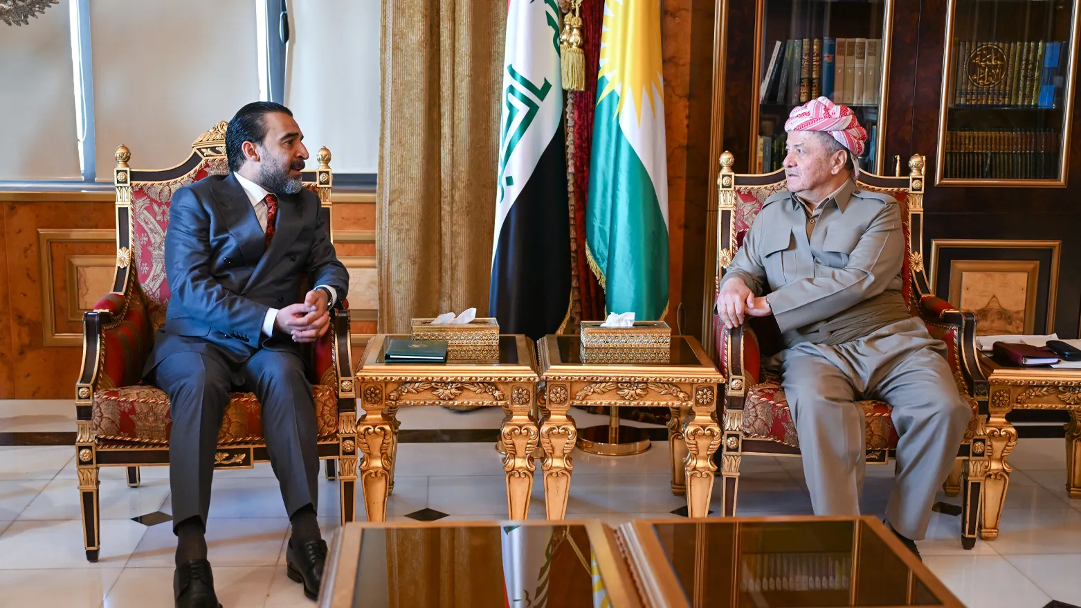 Mesud Barzani ve Halbusi’den koordinasyon vurgusu