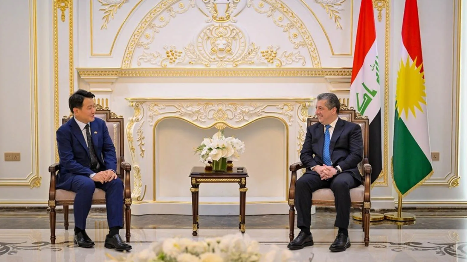 Erbil Başkonsolosunu kabul etti