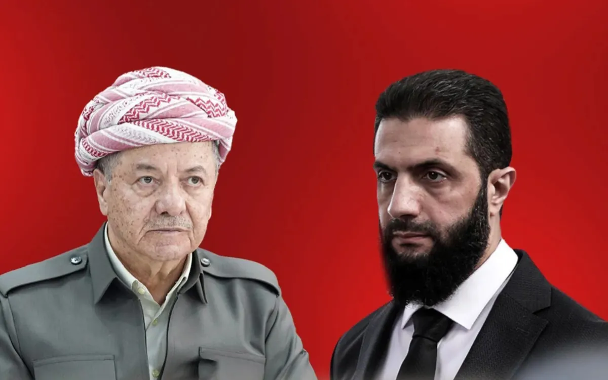 Serok Barzanî peyama sersaxiyê ji Serokê Sûriyê re şand