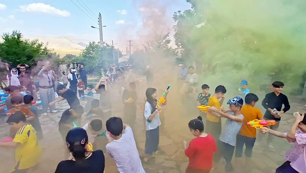 Li Riwanser a Kirmaşanê festîvala 'Reng û Av' ya zarokan