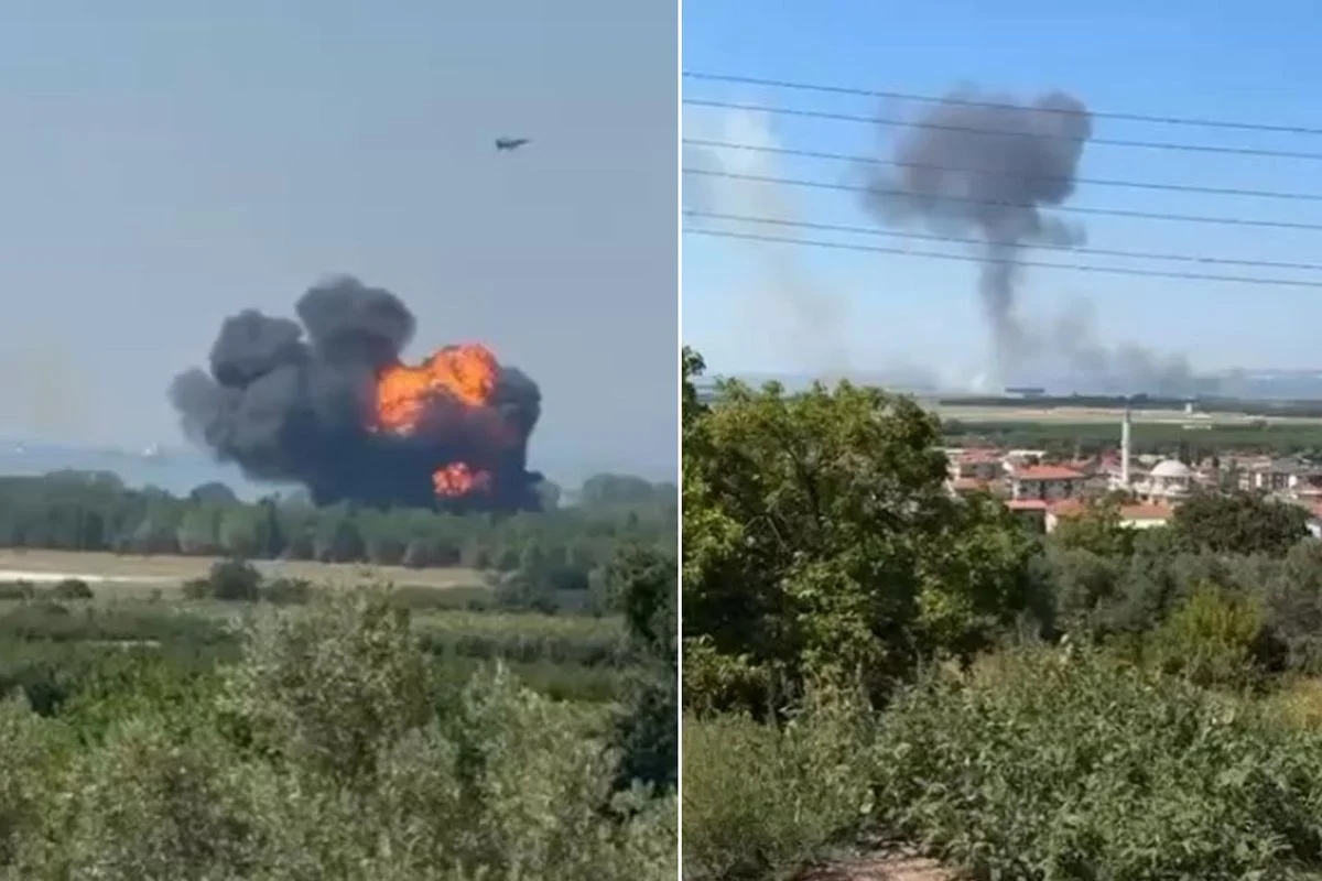 Li bajarê Yalovayê balafira F-16 ya perwerdê ket