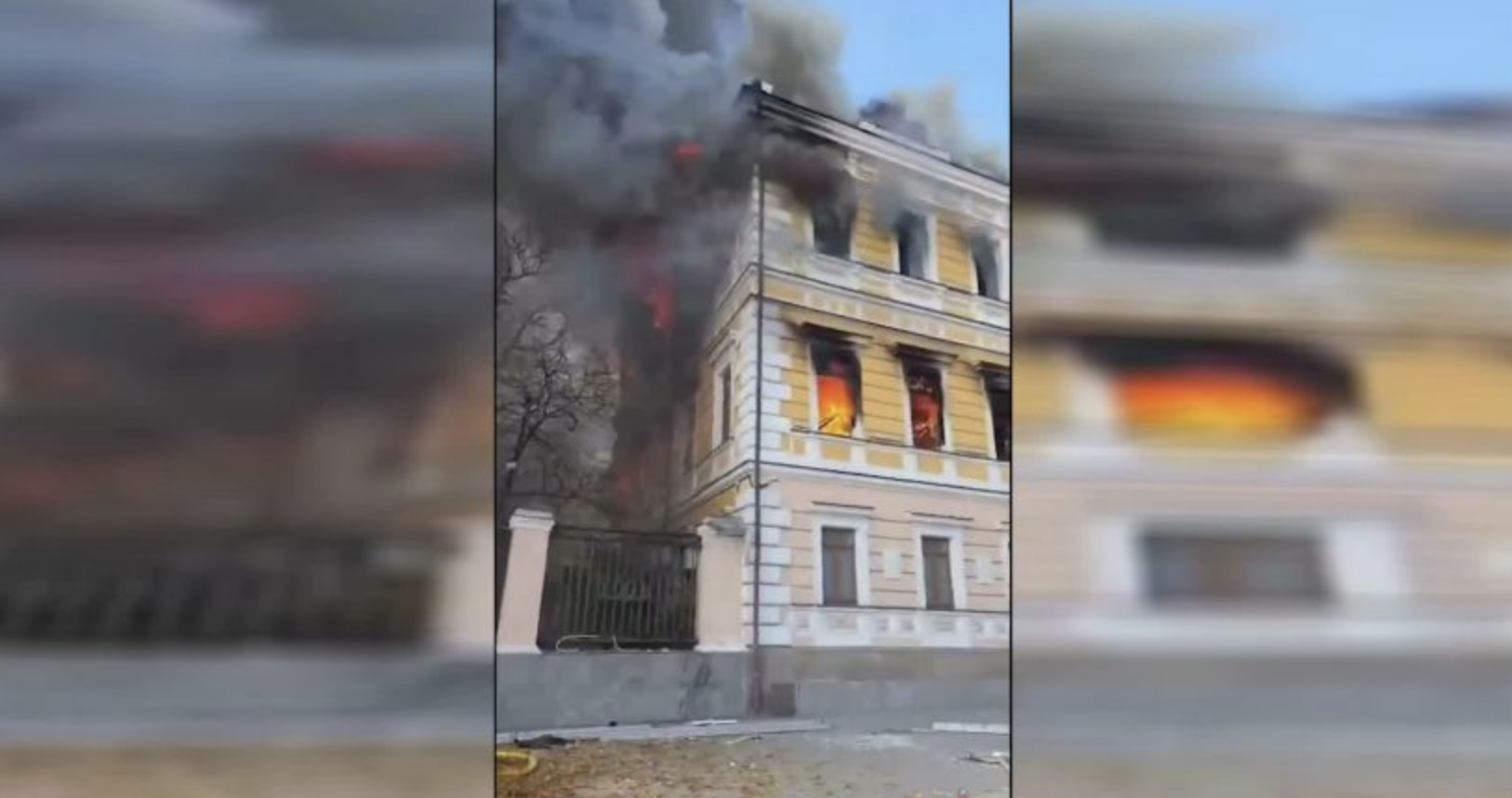 Rusya, Kiev’de Bilimler Akademisi binasını vurdu
