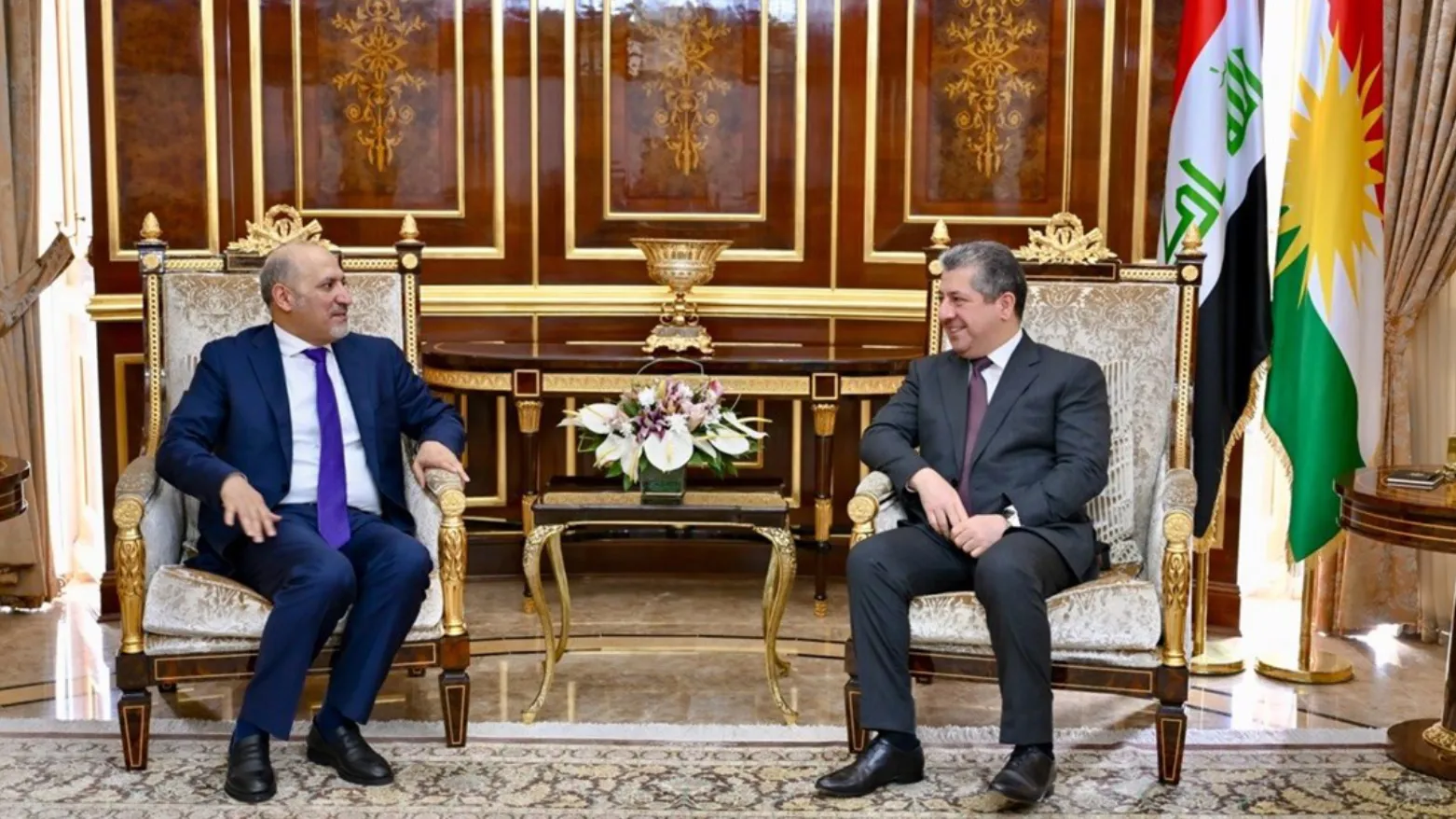 Mesrûr Barzanî û Ehmed Cerba rewşa Sûriyê gotûbêj kirin