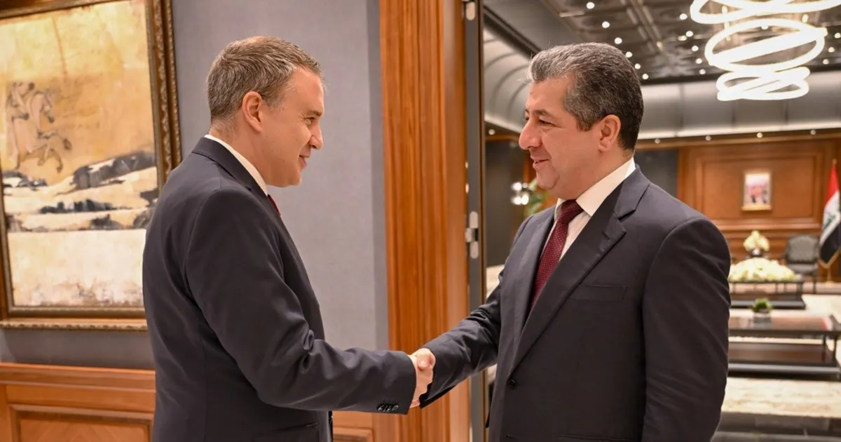 Mesrûr Barzanî û Balyozê Tirkiyeyê li Hewlerê civiyan