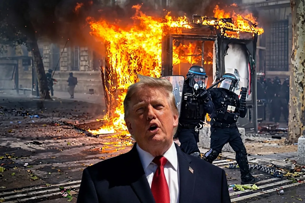 Trump bang li Fransayê kir: Sînorên xwe bilez bigrin