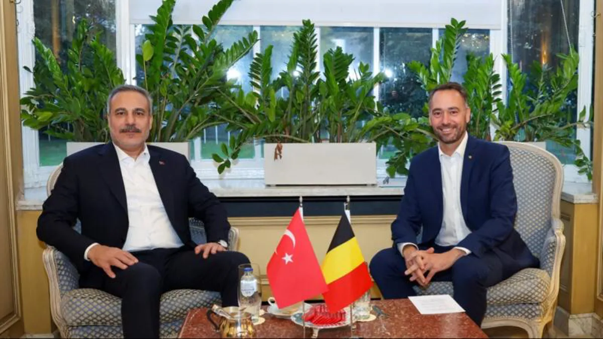 Hakan Fidan Belçika'da: Mevkidaşı Prevot ile görüştü