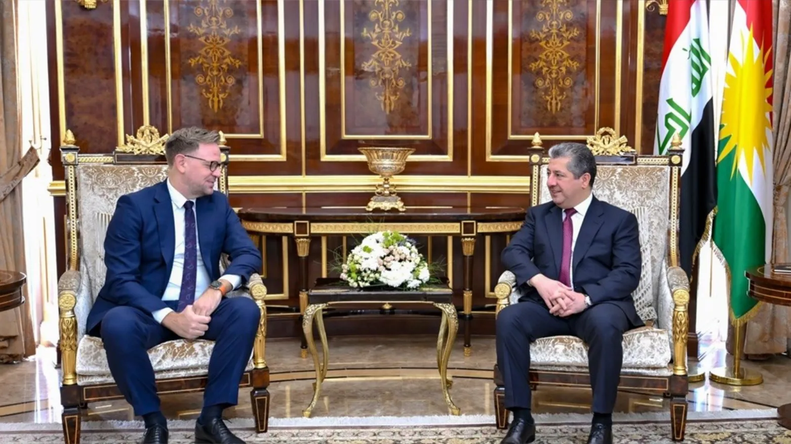 Mesrûr Barzanî pêşwazî li berpirsê nû yê Yekîtiya Ewropayê kir